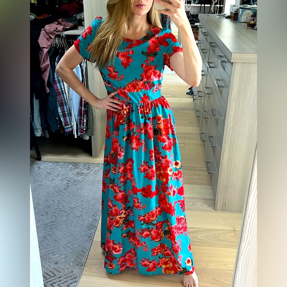 Gorgeous Vintage maxi floral dress